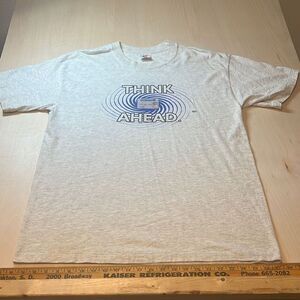 Vintage Single stitch‎ “Think Ahead” CityBank Credit Card Promo T shirt Rare